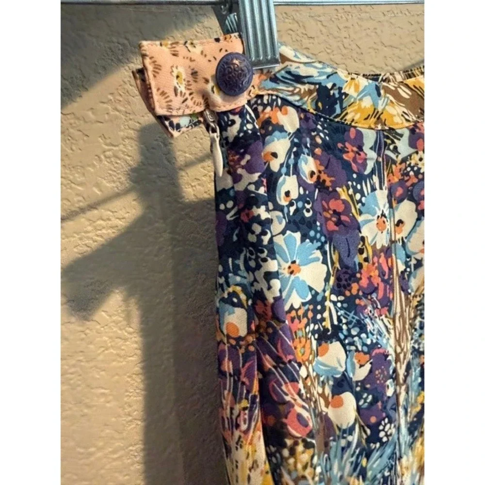 Aratta Silent Journey Floral Maxi Skirt Boho Botanical Print High Waisted Sz M - Picture 7 of 7